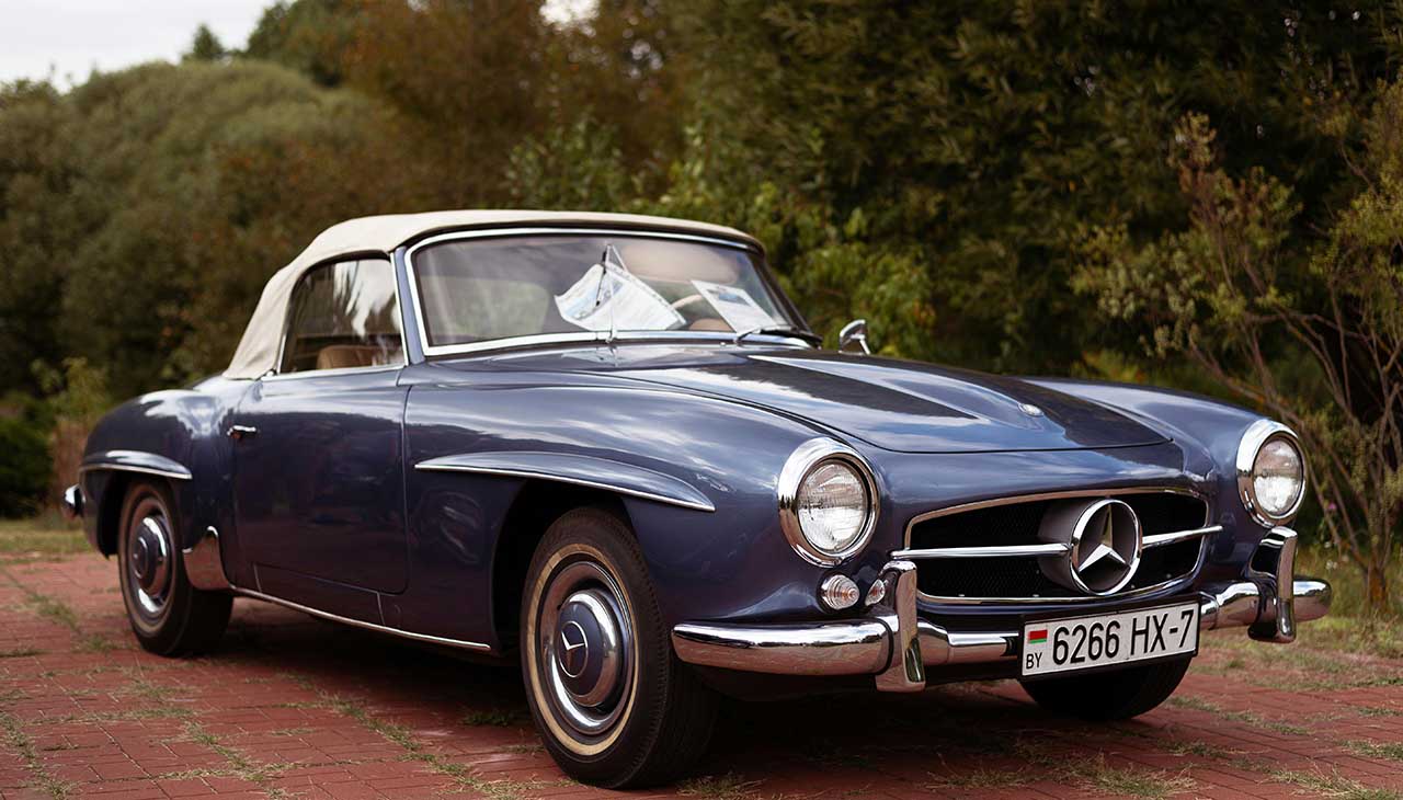 Classic American Cars Drive Through Pop Culture